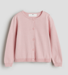 Saquito "H&M" - De hilo tejido rosa - comprar online