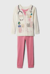 Pijama "Gap". 2 piezas algodón crudo/rosa con disfraz doctora estampado - comprar online