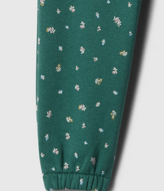 Jogging "Gap" - Verde con florcitas - tienda online