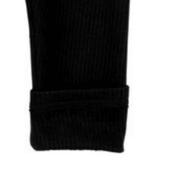 Calza "Carter´s". Negra lisa, acanalada- Frisada!! Súper abrigada! - comprar online