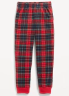 Pantalón "Old Navy". De micropolar con puño, escoses rojo - comprar online