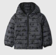 Campera "Gap"- Baby boy - Inflada gris y negra con MIckey - comprar online