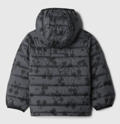 Imagen de Campera "Gap"- Baby boy - Inflada gris y negra con MIckey