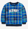 Buzo "Old Navy"- De peluche escoses con logo bordado - comprar online