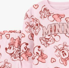 Conjunto "Carter´s" - Rosa con Minnie- 2 piezas buzo + jogging algodón con frisa - Edición especial - Lupeluz