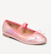 Zapatos "Old Navy" - Balerinas rosa tornasol con moño (ver medidas en la descripcion) - comprar online