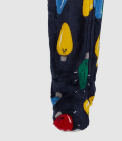 Osito "Carter´s", de peluche - Azul con luces de colores - Lupeluz