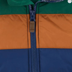 Chaleco "Carter´s"- Inflado finito, verde, marron y azul - tienda online