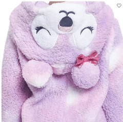 Osito "Dots & Dreams", de peluche con capucha carita de oso - Lupeluz