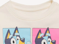 Buzo "Old Navy - Bluey" - Crudo con frisa - Lupeluz
