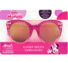 Anteojos de sol "Minnie" - 100% UV - Marco rosa con brillitos y 2 moñitos plateados de cada lado - comprar online