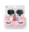 Anteojos de sol "Wonder Nation". Transparentes forma corazon con pintitas, estuche pelucha unicornio - comprar online