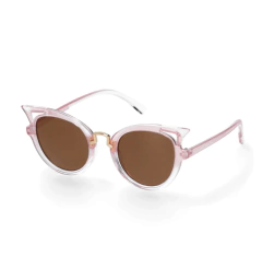 Anteojos de sol "Wonder Nation". Rosas con estuche peluche zorrito - tienda online