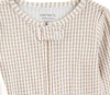 Osito "Carter´s", de algodón blanco con dibujitos en beige (Unisex) - comprar online