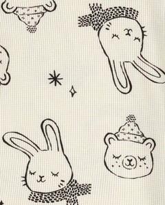Pijama "Carter´s". 2 piezas de morley crudo con ositos y conejos (se venden por separado) en internet