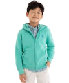 Campera "USPoloassn". Verde con logo bordado en azul - comprar online