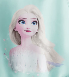 Malla "H&M" - Big Girl - Enteriza verde agua con Elsa en internet