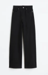 Jean "H&M" - De mujer, negro recto, tiro alto (ver medidas en la descripcion) - comprar online