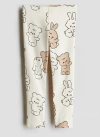 Calza "H&M " - Little GIrl - Cruda con peluches, con frisa - comprar online