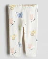 Calza "H&M " - Cruda con animalitos, con frisa - comprar online