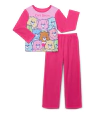 Pijama "Osito Cariñosos" - Little Girl - 2 piezas de micropolar rosa - comprar online