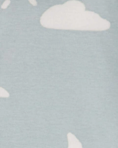 Bodies "Carter´s" x 4 unidades - Celeste, gris y blanco con nubes en internet
