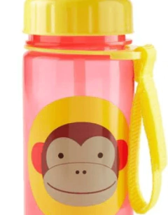 Vaso "Skip Hop" - Rojo y amarillo con Mono - Lupeluz