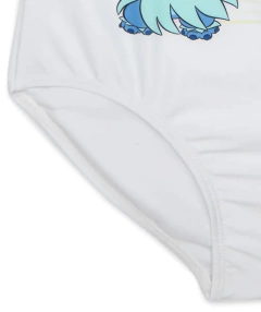 Malla "Disney" - Enteriza con blanca y verde agua con Stich - tienda online