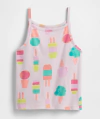 Musculosa "Gap" - Lila con helados grandes de colores - comprar online