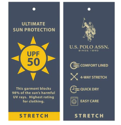 Imagen de Malla "USPoloassn" - Azul con logos estampados blancos, celestes y rojos