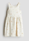 Vestido H&M - Crudo con florcitas y mariposas - comprar online