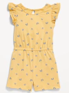 Mono "Old Navy" - De algodón amarillo con mariposas - comprar online