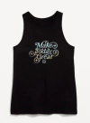 Musculosa "Old Navy" - Negra con "Make Today Great" en plateado - comprar online