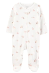 Osito "Carter´s", de algodón, blanco con conejitos y patos - comprar online