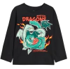 Remera "H&M" - Big Boy - Negra con dragón verde - comprar online