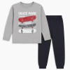 Pijama "Natubel" - ABRIGADO !!! Gris con Skates - comprar online