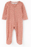 Osito "Carter´s", de algodón, rosa con florcitas - comprar online