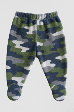Pantalón "Old Bunch" - Ranita de plush camuflada verde, con bolsillo atrás - comprar online