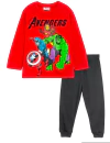 Pijama "Marvel" - Avengers - Remera roja con pantalón gris oscuro - comprar online