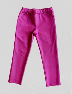 Pantalón "Old Bunch" - Baby girl - Fucsia, simil jean - comprar online