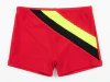 Malla "Licor de Miel" - Roja con raya negra y amarillo