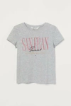 Remera H&M - Gris con San Fran