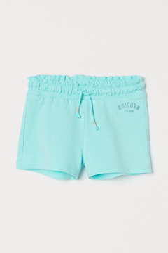 Short "H&M" - Verde agua con Unicorn Team - comprar online