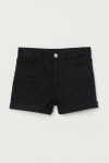 Short "H&M" - De jean negro - Talle grande (ver medidas en la descripción)