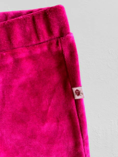 Pantalón "Old Bunch" - De plush, fucsia oscuro en internet