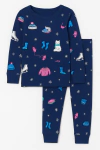 Pijama "Carter´s". 2 piezas azul con dibujos - comprar online