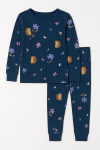 Pijama "Carter´s". 2 azul petróleo con puercoespines - comprar online