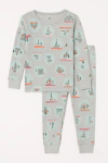 Pijama "Carter´s". 2 piezas gris con estampas Paris - comprar online