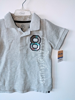 Chomba "Carter´s" - De piqué gris con número bordado - comprar online