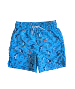 Malla "Place Sport" - Little Boy - Celeste con tiburones - comprar online